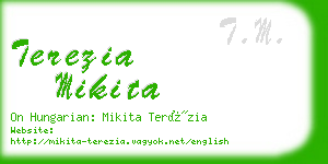 terezia mikita business card